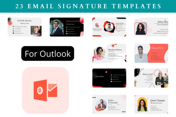 23 Email Signatures for Outlook: Premium Graphics for Sellers