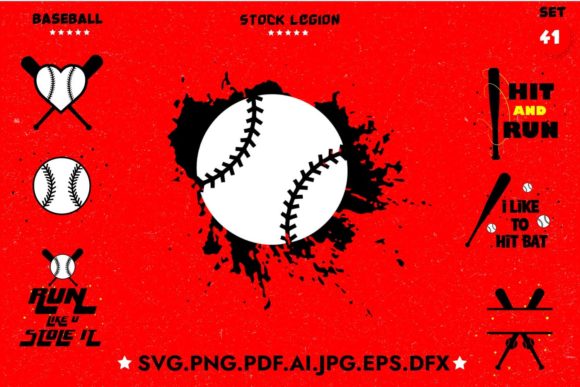 Baseball Bundle: A Graphic Design Asset for Crafts and Local Branding