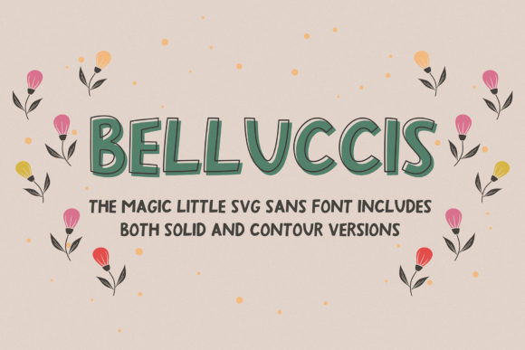 Belluccis Fonts Bring Modern Sans Serif Style to Your Design