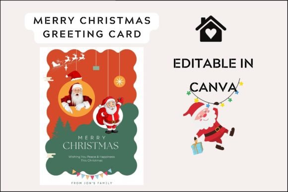 Christmas Greeting Card Template: Premium Graphics for Local Branding