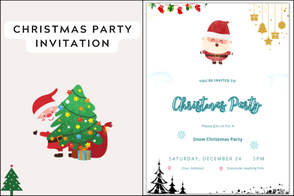 Christmas Invitation Printable: A Graphic Templates Review for Graphics