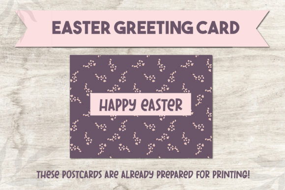 Easter Card for Printing. Easter: A Graphic Design Asset Review