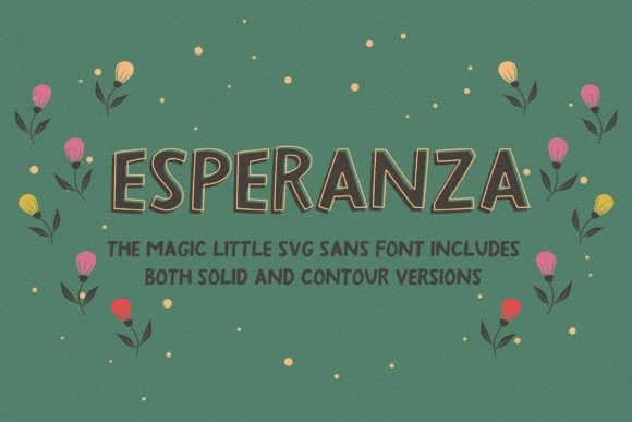 Esperanza - A Playful Sans Serif Font for Local Business Branding