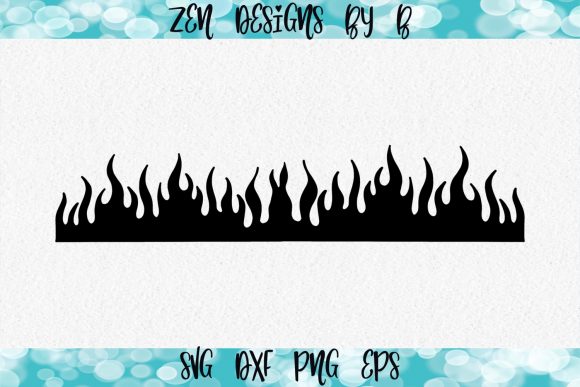Flames Hand Drawn Fire Line Graphics and Illustrations Review