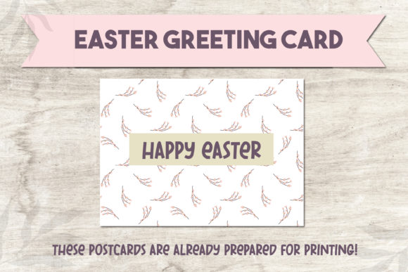 Happy Easter. Printable Greeting Card Review
