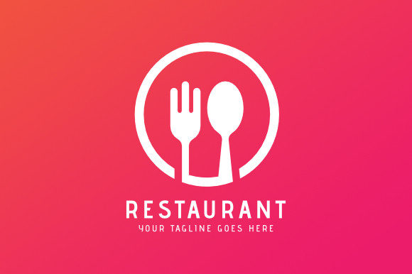 Modern Restaurant Logo for Blog and Website Graphics