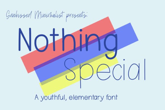 Nothing Special Font Review for Freebies and Digital Product Creators