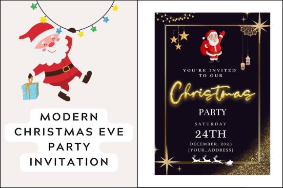 Printable Christmas Eve Party Invitation: A Graphic Templates Review