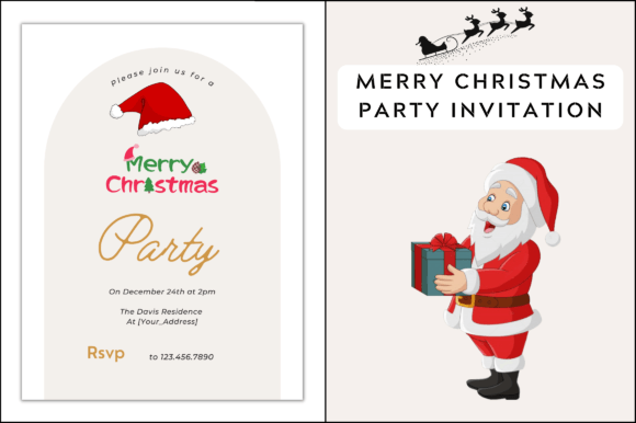 Printable Christmas Party Invitation: A Graphic Designer's Review