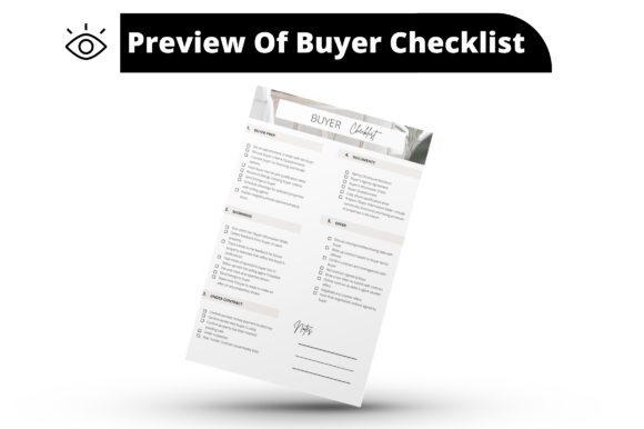 Real Estate Buyer Checklist Template Review