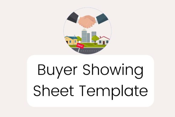 Real Estate Buyer Showing Sheet Graphics for Modern Publishing