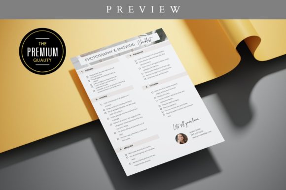 Real Estate Photography Checklist Graphics Review