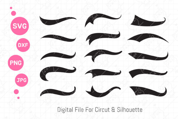 Text Tails Bundle Baseball Font Tail for Graphics and Illustrations
